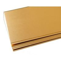 K&S 252 SHEET METAL (4IN X 10IN SHEETS) BRASS  .016 (1 sheet per package x 6 per bag)