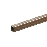 K&S 83011 SQUARE ALUMINUM TUBE .014 WALL (12IN LENGTHS) 1/8IN (1 TUBE