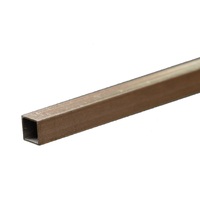 K&S 83014 SQUARE ALUMINUM TUBE .014 WALL (12IN LENGTHS) 7/32IN (1 TUBE