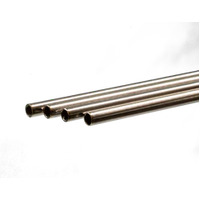 Round Stainless Steel Tube: 5/16" OD x 22 Gauge x 36" Long (4 Pieces)