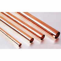 K&S 9870 ROUND COPPER TUBE  (300MM LENGTHS) 2MM OD X .36MM WALL (4 PIECES)