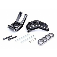 CNC Black Rear Hub Carriers Baja