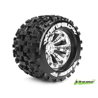 MT-Uphill 1/8 Monster Truck Tyres Chrome