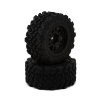 MJX HYPER GO 1.9" Pre-Mounted Off-Road Tires (Black) (2) (Front/Rear)