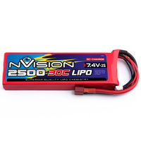 nVision LiPo 2s 7.4V 2500 30C