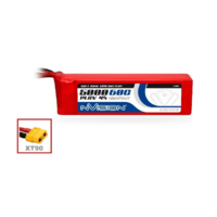 LiPo 5000mAh 4S 14.8V 60C (XT90 plug)
