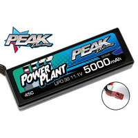 Peak Racing Power Plant  Lipo 5000 11.1 V 45C (Black case, Deans Plug) 3S/3CELL