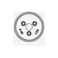 SPUR GEAR 62T 0.8P EMX Equivalent TRA3959