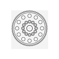 SPUR GEAR 72T 32P RUSTLER Equivalent TRA4472