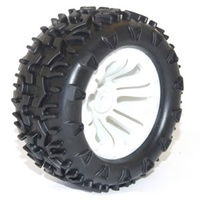 Wheel & tyre pair MT White (FTX-6310W)