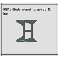 Body mount bracket rear