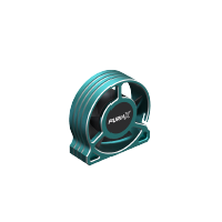 FuriaX Aluminum Vertical Fan Kit Green