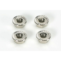 4mm Special Wheel Lock Nut (4) Silver
