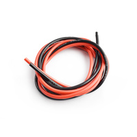 Silicone wire 14AWG 0.06 with 1m red and 1m black