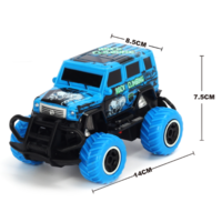 1:43 Scale  4 channel RC Blue RTR car  Body, (Requires AA Batteries)