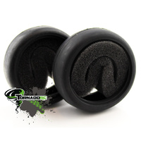 TORNADO RC 1/10 ON-ROAD TIRES 1 PAIR SLICKS WITH INSERTS