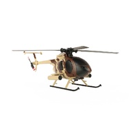 MD500 Scale 250 Flybarless Helicopter with 6 Axis Stabilisation and Altitude Hold (military)