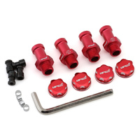 UpGrade RC Aluminum 17mm Hex Conversion for Traxxas® Stampede® 4X4 (Red) -