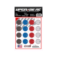 UpGrade RC Wheel Dots for Losi® Micro-B & T (Carbon)