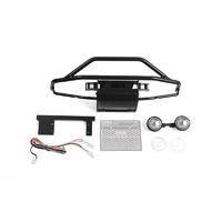 Rough Stuff Metal Front Bumper for RC4WD Trail Finder 2 (Hella Round Lights)