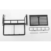 Roof Rack, Rollbar, Light Bar Combo for RC4WD Chevy Blazer Body (Black)