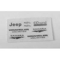 Emblem Set for 1/18 Gelande II RTR w/Black Rock Body