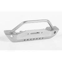 Steel Stinger Front Bumper for 1/18 Gelande II RTR W/Black Rock Body (Silver)