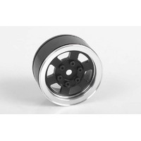 Six-Spoke 1.55" Internal Beadlock Wheels (Black)