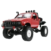 C14 RC Car 1:16 2.4G 4WD Remote Control Pick- Truck Controllable LED Light4694 Red