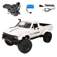 WPL C24 1/16 Scale: 4WD RC Trail Truck Rock Crawler 4WD White