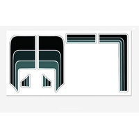 RC4WD Toyota 79-81 Body Decals (Grey)