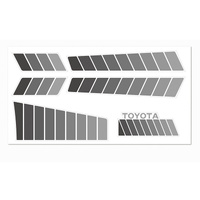 RC4WD Toyota 84-85 Body Decals (Grey)