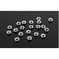 Regular M2.5 Silver Nuts (20)