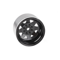 RC4WD 8 Lug Deep Dish Wagon 1.9" Steel Stamped Beadlock Wheels (Black)