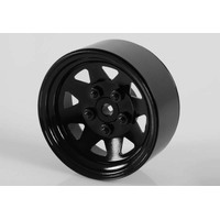 5 Lug Wagon 1.9" Steel Stamped Beadlock Wheels (Black)