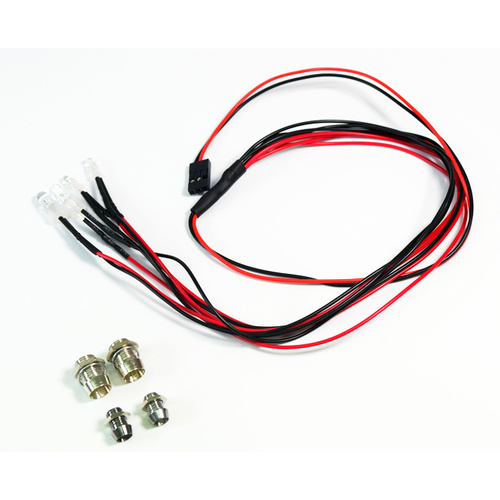 Absima LED set white/red with aluminum holder