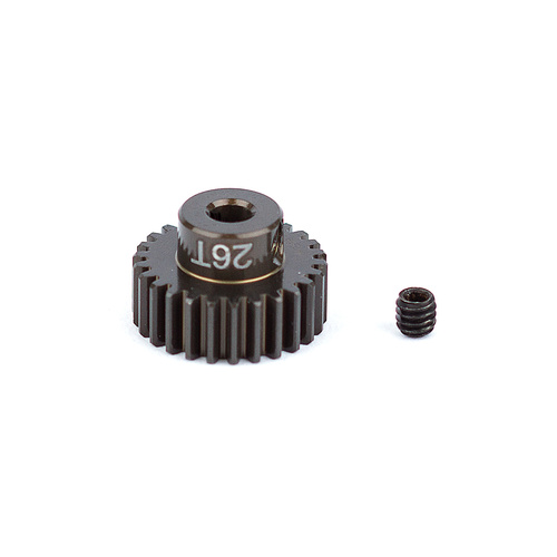 FT Aluminum Pinion Gear, 26T 48P, 1/8 shaft