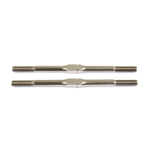 ####FT Titanium Turnbuckles, 3x58 mm/2.30 in, silver