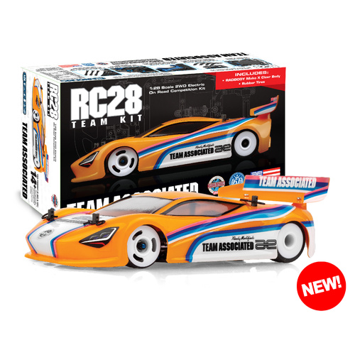 RC28R Team Kit W/Body And Tires