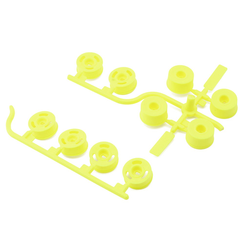 Team Associated TC28 Wheel Set (Yellow) (Front & Rear)