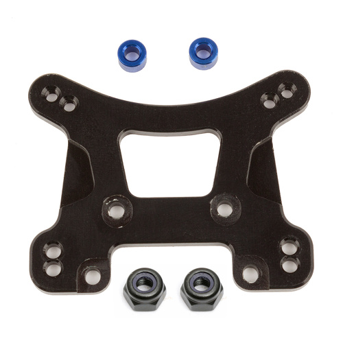 FT 1:14 Front Shock Tower, black aluminum