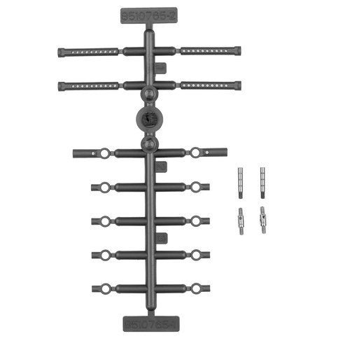 RC28R Turnbuckle And Damper Tube Set