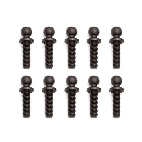 Ballstuds, 10 mm, short neck