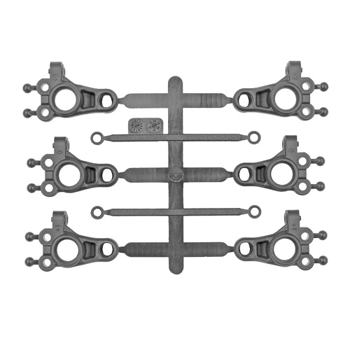 RC10TC8 FT CARBON STEERING BLOCK SET