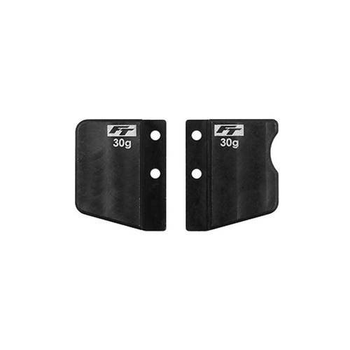 RC10TC8 FT STEEL FRONT AND REAR SHORT BATTERY WEIGHT SET, 60G
