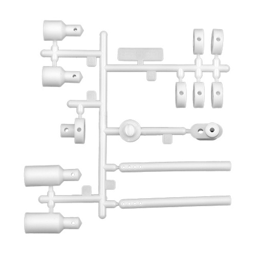 RC12L Body & Antenna Mount Set