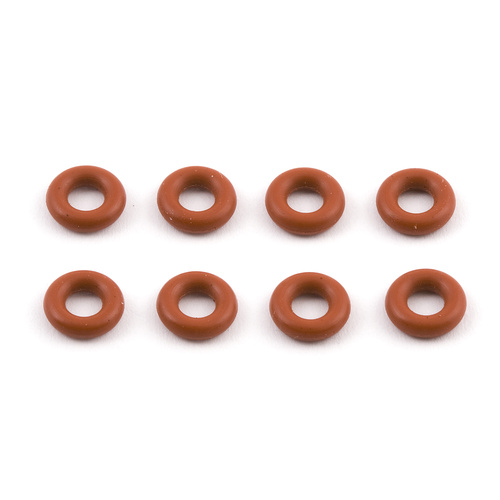 O-rings, red, silicone