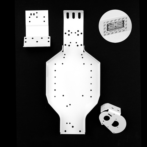 Vintage RC10 White Chassis Set