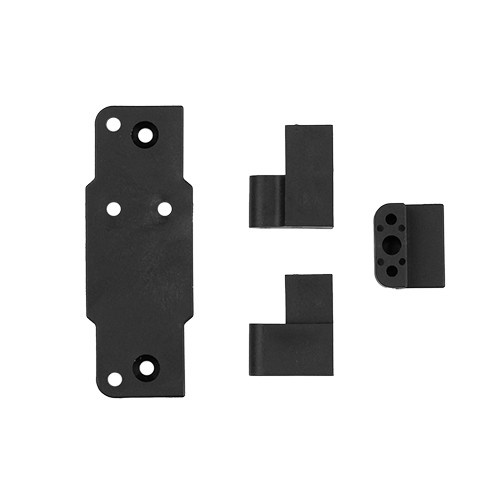 RC10 4WD Servo Mount Set, Black