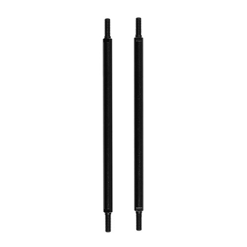 RC10 4WD Aluminum Chassis Stiffener Tubes, Black